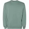 Sudadera cuello redondo unisex lavado ácido canalé - Imagen 48