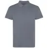 Polo unisex manga corta lavado ácido canalé tapeta - Imagen 39