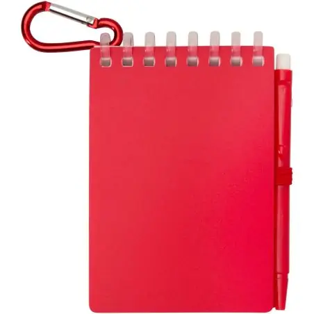 Set de libreta de tapa blanda y bolígrafo de exterior de material reciclado (tinta azul) Ecológica Personalizada 6107051