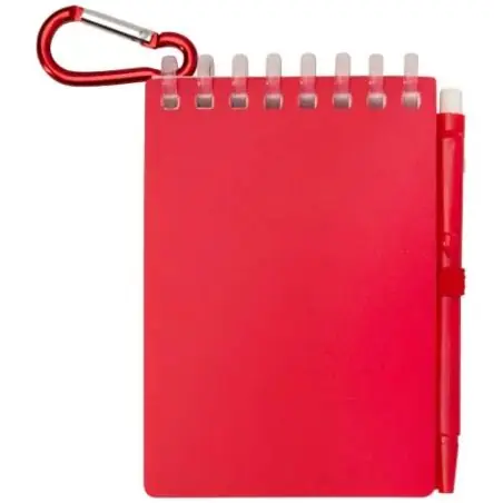 Set de libreta de tapa blanda y bolígrafo de exterior de material reciclado (tinta azul) Ecológica Personalizada 6107051