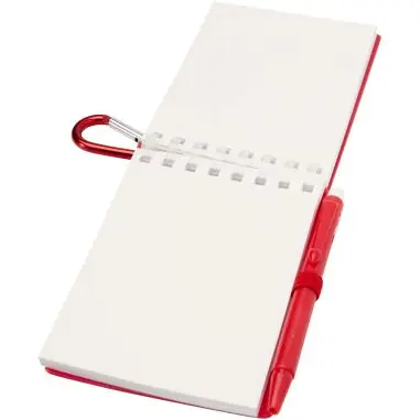 Set de libreta de tapa blanda y bolígrafo de exterior de material reciclado (tinta azul) Ecológica Personalizada 6107051