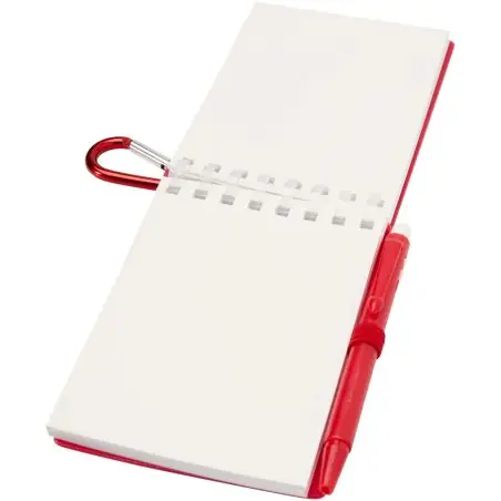 Set de libreta de tapa blanda y bolígrafo de exterior de material reciclado (tinta azul) Ecológica Personalizada 6107051
