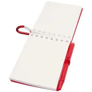 Set de libreta de tapa blanda y bolígrafo de exterior de material reciclado (tinta azul) Ecológica Personalizada 6107051