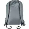 Bolsa con cordón Oriole de RPET con bolsillo frontal con cremallera, 5 l Ecológica Personalizada 6130145 - Imagen 56