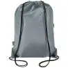 Bolsa con cordón Oriole de RPET con bolsillo frontal con cremallera, 5 l Ecológica Personalizada 6130145 - Imagen 57