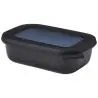 Mepal Cirqula, recipiente rectangular de 500 ml con varios compartimentos Ecológica Personalizada 6113195 - Imagen 6
