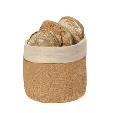 Panera redonda de algodón y yute
