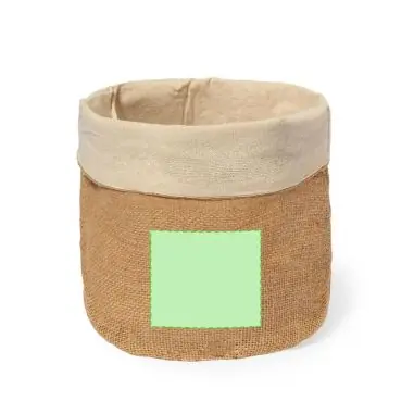 Panera redonda de algodón y yute