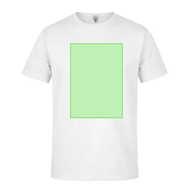 Camiseta Keya blanca algodón 180 g/m²