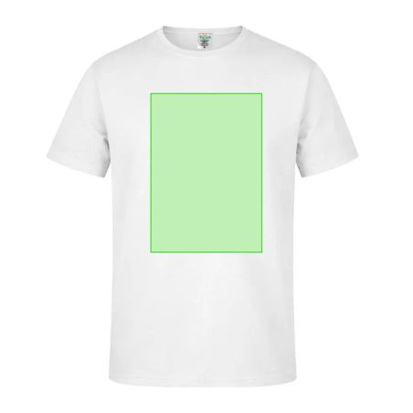 Camiseta Keya blanca algodón 180 g/m²