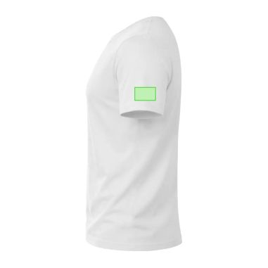 Camiseta Keya blanca algodón 180 g/m²