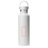 Botella de agua Hydra Flask de acero inoxidable con aislamiento térmico, boca estándar, 621 ml, con tapón con pajita Ecológica P - Imagen 5