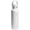 Botella de agua Hydra Flask de acero inoxidable con aislamiento térmico, boca estándar, 621 ml, con tapón con pajita Ecológica P - Imagen 6