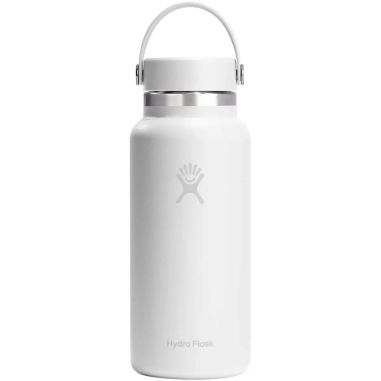 Botella de agua térmica de acero inoxidable Hydro Flask de boca ancha, 946 ml Ecológica Personalizada 6100991