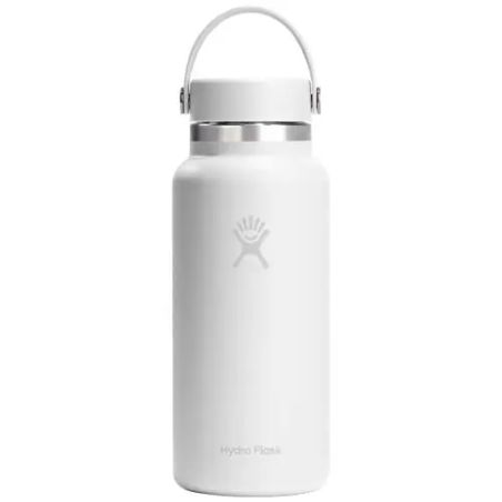 Botella de agua térmica de acero inoxidable Hydro Flask de boca ancha, 946 ml Ecológica Personalizada 6100991