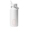 Botella de agua Hydro Flask de acero inoxidable con aislamiento térmico y boca ancha de 946 ml, con tapón con pajita Ecológica P - Imagen 4