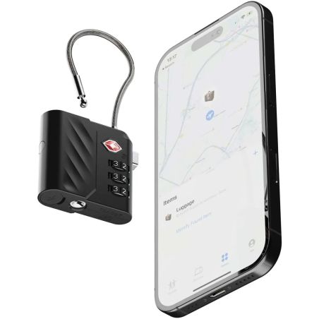 Candado de combinación Xtorm Lock Tag TSA con localizador
