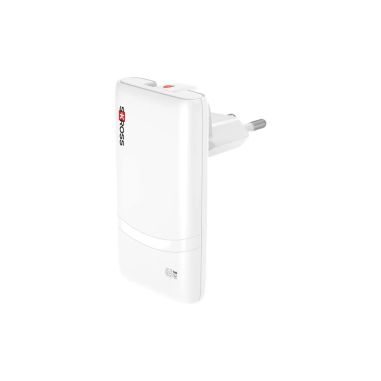 Cargador SKROSS® Klip Slim de 65 W con varias puntas Ecológico Personalizado 6124618