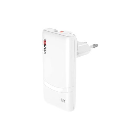 Cargador SKROSS® Klip Slim de 65 W con varias puntas Ecológico Personalizado 6124618