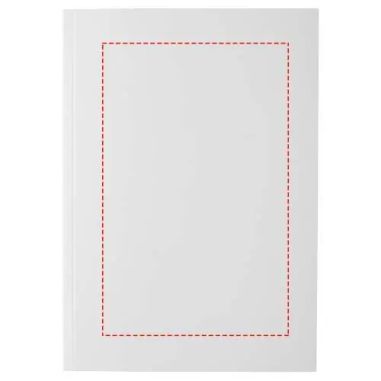 Libreta A5 de tapa blanda con 50 hojas de papel reciclado Ecológica Personalizada 6210902
