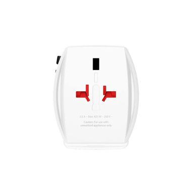 Adaptador universal SKROSS® MUV AC65PD con cable USB-C Ecológico Personalizado 6124620