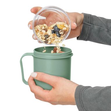Tarro de almuerzo Nivo de 450 ml con compartimento de rosca