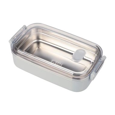 Fiambrera Alven de 750 ml con bandeja de acero reciclado