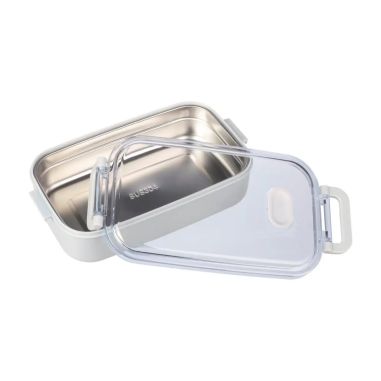 Fiambrera Alven de 750 ml con bandeja de acero reciclado
