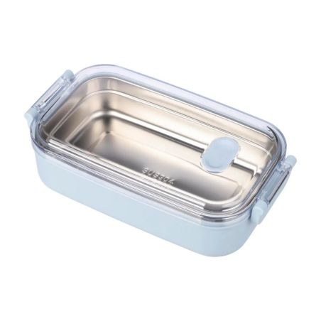 Fiambrera Alven de 750 ml con bandeja de acero reciclado