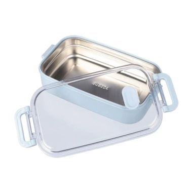 Fiambrera Alven de 750 ml con bandeja de acero reciclado