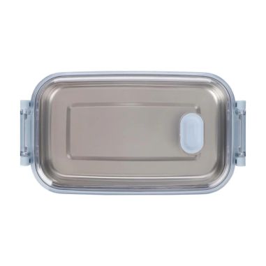 Fiambrera Alven de 750 ml con bandeja de acero reciclado