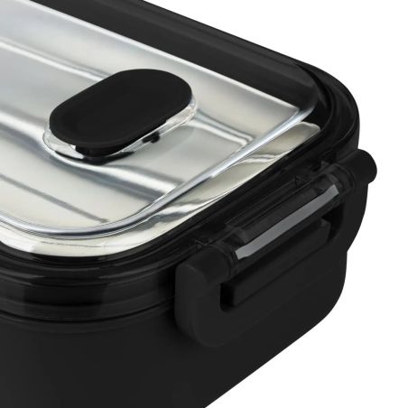 Fiambrera Alven de 750 ml con bandeja de acero reciclado
