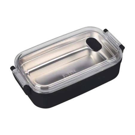 Fiambrera Alven de 750 ml con bandeja de acero reciclado