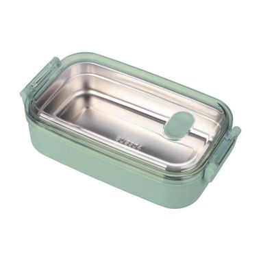 Fiambrera Alven de 750 ml con bandeja de acero reciclado