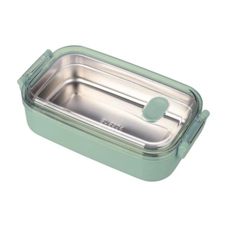 Fiambrera Alven de 750 ml con bandeja de acero reciclado
