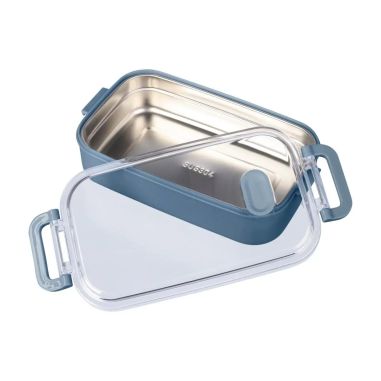 Fiambrera Alven de 750 ml con bandeja de acero reciclado
