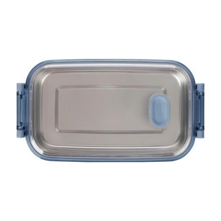Fiambrera Alven de 750 ml con bandeja de acero reciclado