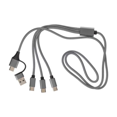 Cable de carga Hexa | 6-en-1 Ecológica Personalizada 101511584