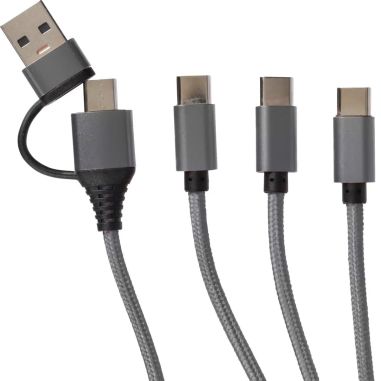 Cable de carga Hexa | 6-en-1 Ecológica Personalizada 101511584