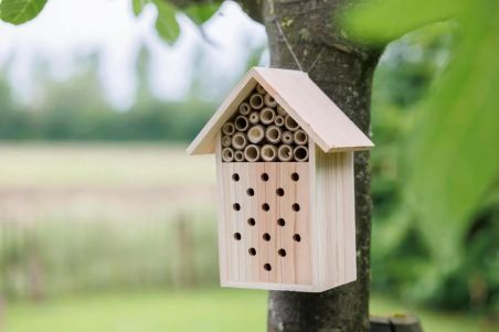 Casa para abejas Fahim | Madera reciclada Ecológica Personalizada 101513374