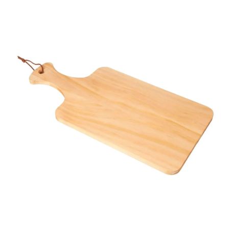 Tabla de cortar Daxton | Madera de pino reciclada | Con asa Ecológica Personalizada 101513378
