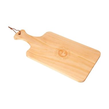 Tabla de cortar Daxton | Madera de pino reciclada | Con asa Ecológica Personalizada 101513378