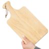 Tabla de cortar Daxton | Madera de pino reciclada | Con asa Ecológica Personalizada 101513378 - Imagen 4