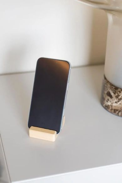Soporte para móvil Nyla | Madera reciclada Ecológico Personalizado 101513380