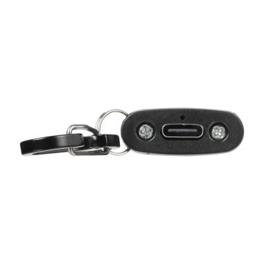 Luz con alarma Alero de aluminio reciclado con mosquetón