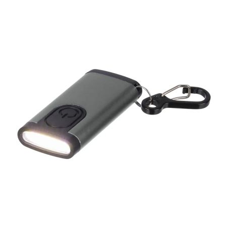 Luz con alarma Alero de aluminio reciclado con mosquetón