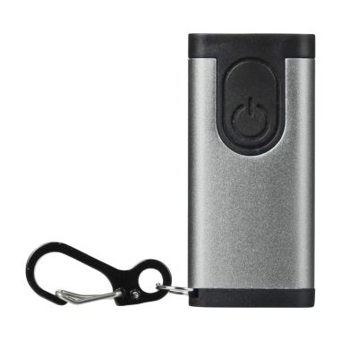 Luz con alarma Alero de aluminio reciclado con mosquetón