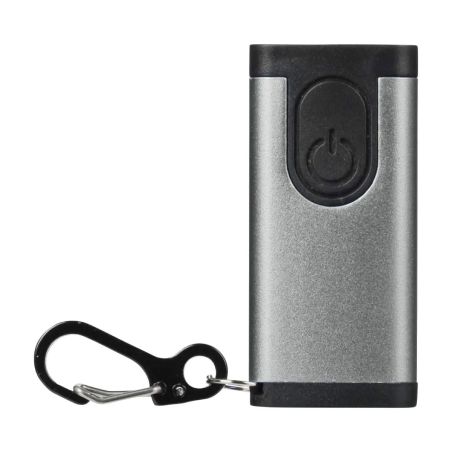 Luz con alarma Alero de aluminio reciclado con mosquetón
