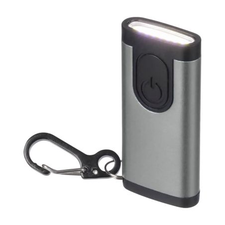 Luz con alarma Alero de aluminio reciclado con mosquetón
