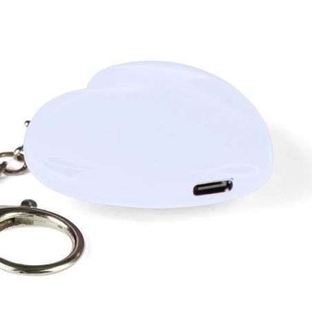 Llavero con luz Gleamo | Forma de corazón Ecológico Personalizado 101513476